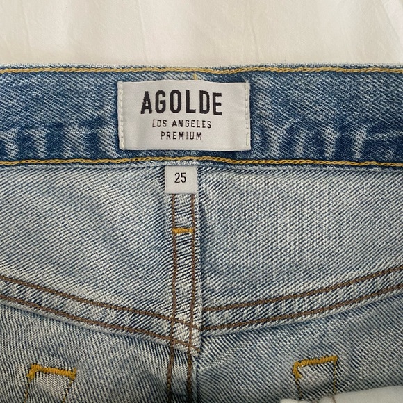 Agolde Parker denim shorts size 25 - Picture 7 of 7